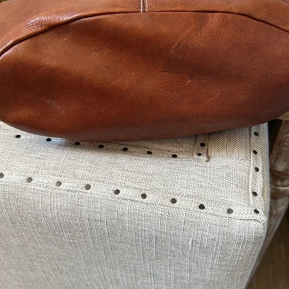 Ralph Lauren Vintage Western Style Horse Emblem Leather Tote Shoulder Bag - Picture 9 of 13